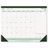 EcoLogix Monthly Desk Pad Calendar, 21-3/4 x 17, 2012