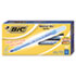 Round Stic Ballpoint Stick Pen, Blue Ink, Medium, Dozen - View 1