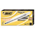 Round Stic Ballpoint Stick Pen, Black Ink, Medium, Dozen - View 1