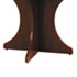 Valencia Series Base Kit, Sculpted Leg, 29-1/2w x 28-1/2h, Mahogany