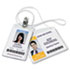 Photo ID Badge Holder, Horizontal, 4w x 3h, Clear, 100/Box