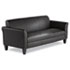 Reception Lounge Furniture, 3-Cushion Sofa, 77w x 31-1/2d x 32h, Black - View 2