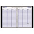 Recycled Weekly Appointment Book, Black, 8" x 11", 2012