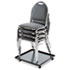 Stacking Chair Dolly, 22-1/2w x 22-1/2d, Black - View 2