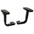 Height-Adjustable T-Arms for Volt Series Task Chairs, Black - View 1