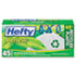 Renew Recycled Kitchen & Trash Bags, 13 gal, .9mil, 24 x 27 1/4, WE, 45 Bags/Box