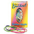 Brites Pic Pac Rubber Bands, Blue/Orange/Yellow/Lime/Purple/Pink, 1-1/2-oz Box