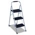 Three-Step Big StepTM Folding Step Stool, 200-lb, 17 3/4wx28dx45 5/8h,Platinum