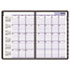 Recycled Monthly Planner, Black, 7 7/8" x 11 7/8", 2011-2013