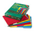 Combo Hanging File Folders, 1/3 Tab, Letter, Assorted Colors, 12 Sets/Box