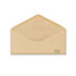 Envirotech Recycled Envelope, V-Flap, #10, Natural Brown, 500/Box