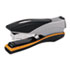 Optima Desk Stapler, 40-Sheet Capacity, Silver/Orange/Black