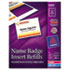 Additional White Laser/Inkjet Inserts, 3 x 4, White, 300/Box