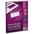 Additional White Laser/Inkjet Inserts, 2 1/4 x 3 1/2, White, 400/Box - View 4