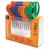 Children's Safety Scissors, Pointed, 5 in. Length, 1-3/4 in. Cut, 12/Pack