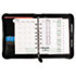 Bonded Leather Organizer Starter Set, 5-1/2 x 8-1/2, Black