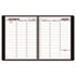 Recycled Weekly Appointment Book, Black, 8 1/4" x 10 7/8", 2012