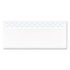Safeseal Security Envelope, Self-Adhesive, #10, White, 100/Box