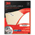 Permanent Adhesive Filing Labels, 2/3 x 3-7/16, White, 1500/Pack