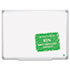 Earth Melamine Dry Erase Board, White/Silver, 36x48