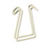Coat Clip, Double-Sided Hook, 2 3/4 x 4 3/4, Polished Brass