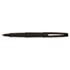 Point Guard Flair Porous Point Stick Pen, Black Ink, Medium, Dozen