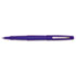 Point Guard Flair Porous Point Stick Pen, Blue Ink, Medium, Dozen