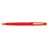 Point Guard Flair Porous Point Stick Pen, Red Ink, Medium, Dozen