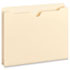 Double-Ply Top File Jackets, Two Inch Expansion, Letter, 11 Point Manila, 50/Box