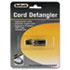 Rotating 360 Telephone Cord Detangler, Clear/Black