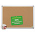 Earth Cork Board, 48 x 72, Aluminum Frame