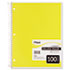 Spiral Bound Notebook, College Rule, 8-1/2 x 11, White, 100 Sheets/Pad - View 3