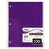 Spiral Bound Notebook, College Rule, 8-1/2 x 11, White, 100 Sheets/Pad - View 5