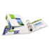 Nonstick Heavy-Duty EZD Reference View Binder, 4" Capacity, White