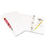 Durable Vinyl EZ-Turn Ring View Binder, 8-1/2 x 5-1/2, 1" Cap, White