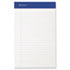 Earthwise 100% Recycled Perforated Pads, Jr. Legal Rule, 5 x 8, White, 12/Pack