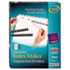 Index Maker Clear Label Unpunched Divider, 5-Tab, Letter, White, 25 Sets