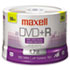 DVD+R Discs, 4.7GB, 16x, Spindle, Silver, 50/Pack