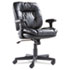 Swivel/Tilt Leather Task Chair, Black