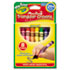 My First Washable Triangular Crayons, Wax, 8/Pk