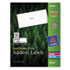 EcoFriendly Labels, 1 x 2-5/8, White, 750/Pack