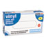 General-Purpose Vinyl Gloves, Latex-Free, 4 mils, Large, Clear, 100/Box