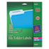 Self-Adhesive Filing Labels, 1/3 Cut, 2/3 x 3-7/16, Clear, 450/Pack