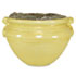 Fiberglass Floor Pot for Artifical Trees, 16" Diameter, Ash