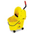 Wavebrake 35-Quart Bucket/Wringer Combinations, Yellow