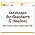 Self-Stick Easel Pads Landscape, 30 x 23 1/2, White, 2 30-Sheet Pads/Carton
