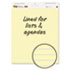 Self-Stick Easel Pad, Ruled, 25 x 30, Yellow, 2 30-Sheet Pads/Carton