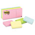 Color Notes, 1-1/2 x 2, Pastel Colors, 12 100-Sheet Pads/Pack