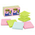 Pop-Up Note Refills, 3 x 3, Five Pastel Colors, 12 100-Sheet Pads/Pack