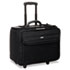 Rolling Laptop/Catalog Case, Ballistic Poly, 18-3/4 x 9 x 15-1/2, Black